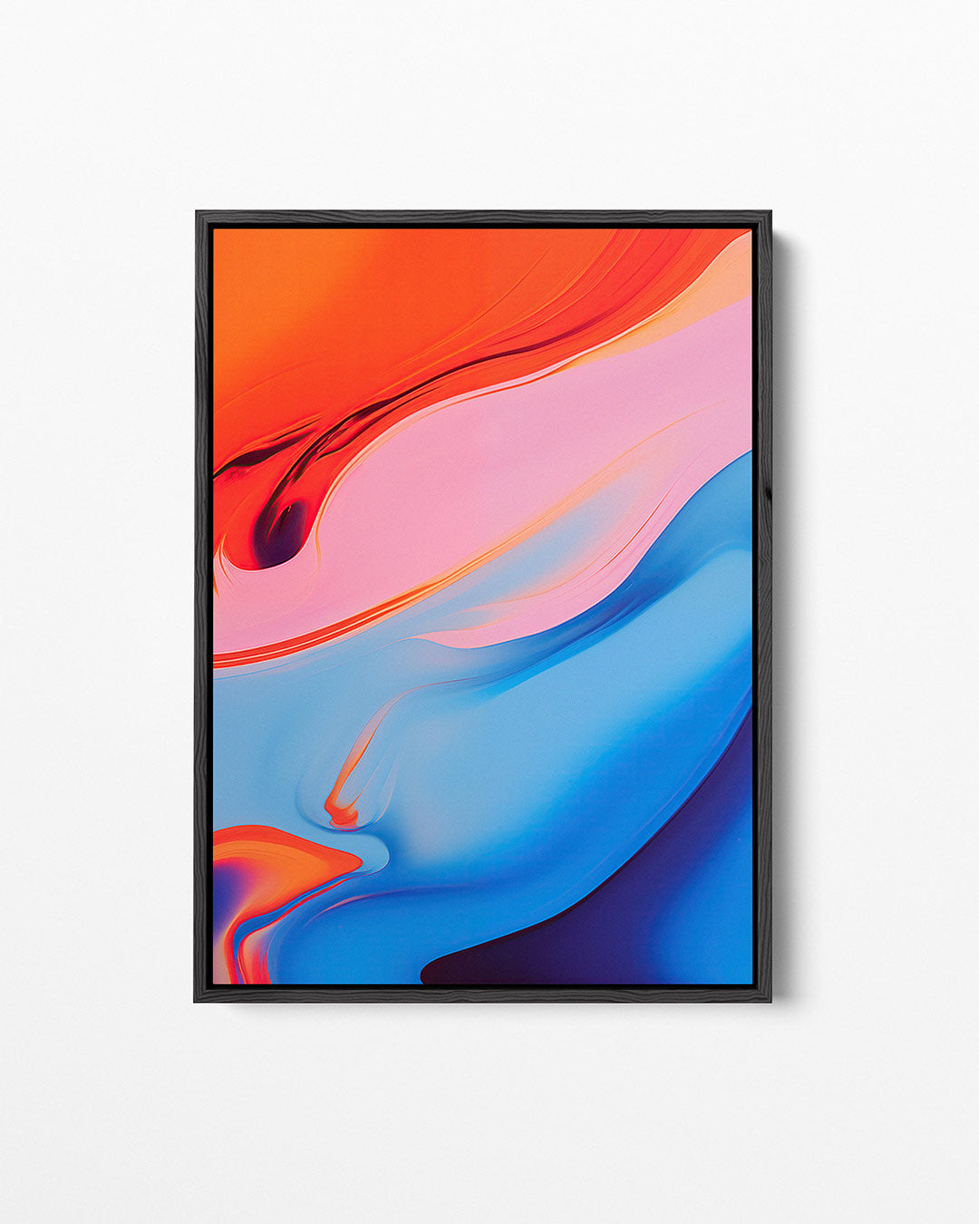 Vloeiende kleurencompositie – Harmonieus – staand wanddecoratie kunstwerk