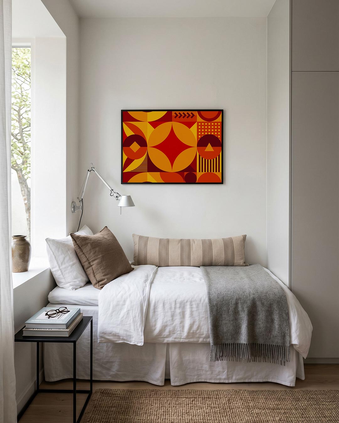 Vorm en balans – moderne Bauhaus wandkunst als poster