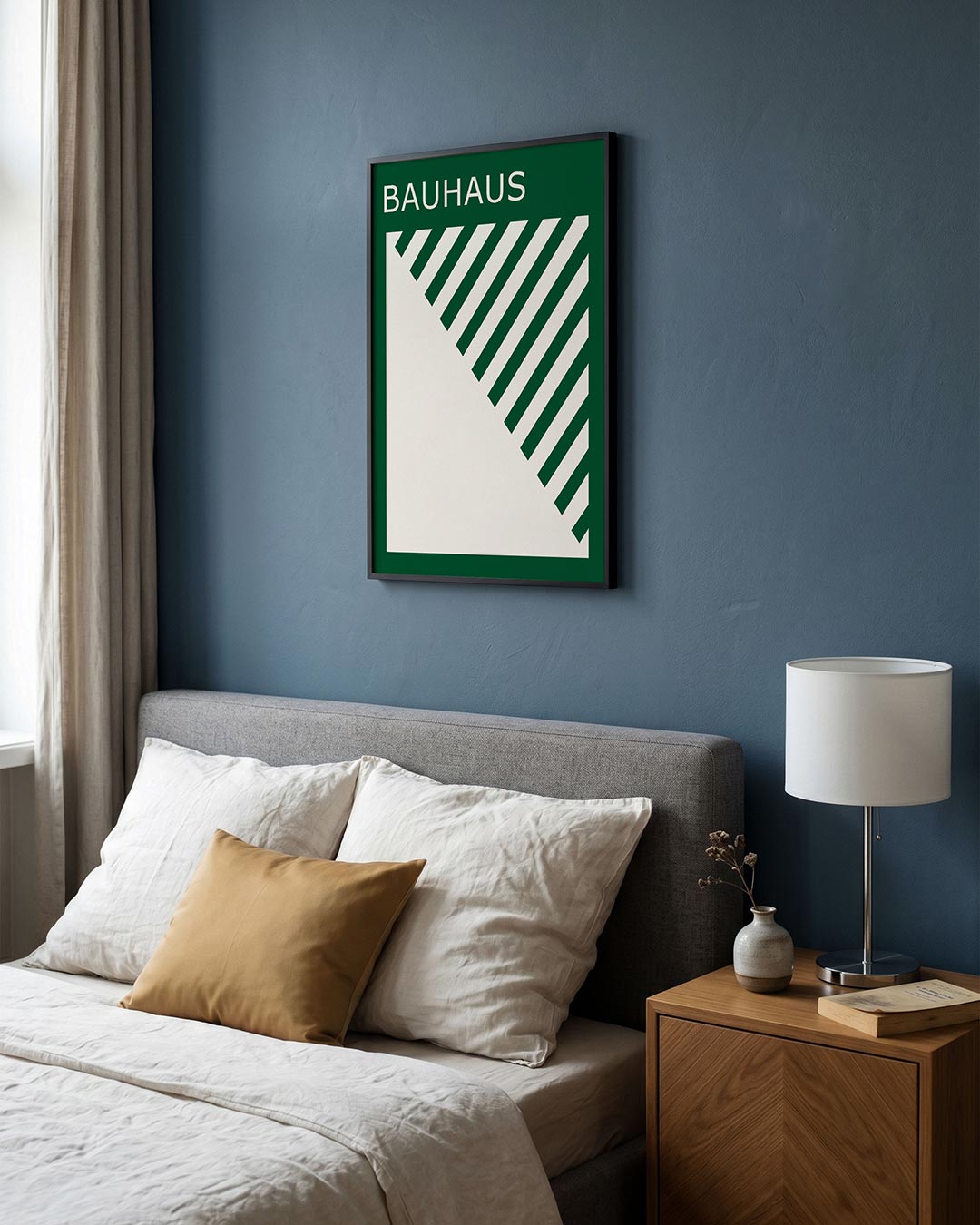 – staande Bauhaus poster voor aan de muur