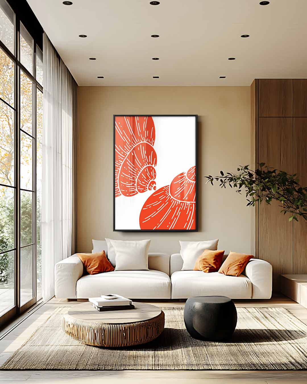 Schelp Safari – staand kunstwerk voor modern interieur
