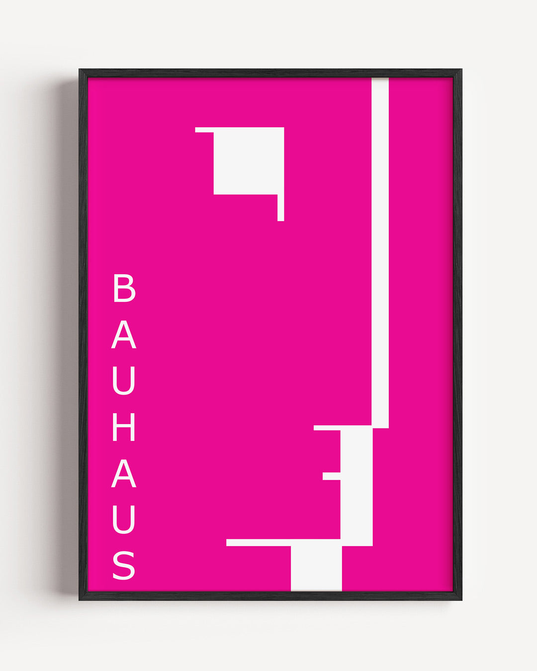 Vormen en vlakken – staande Bauhaus poster als wanddecoratie