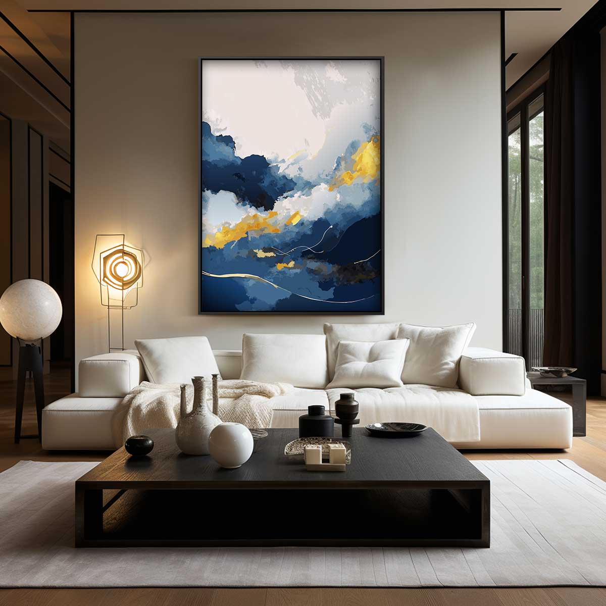 Dromerig Hemellandschap – modern portret kunstwerk van WallArtistic
