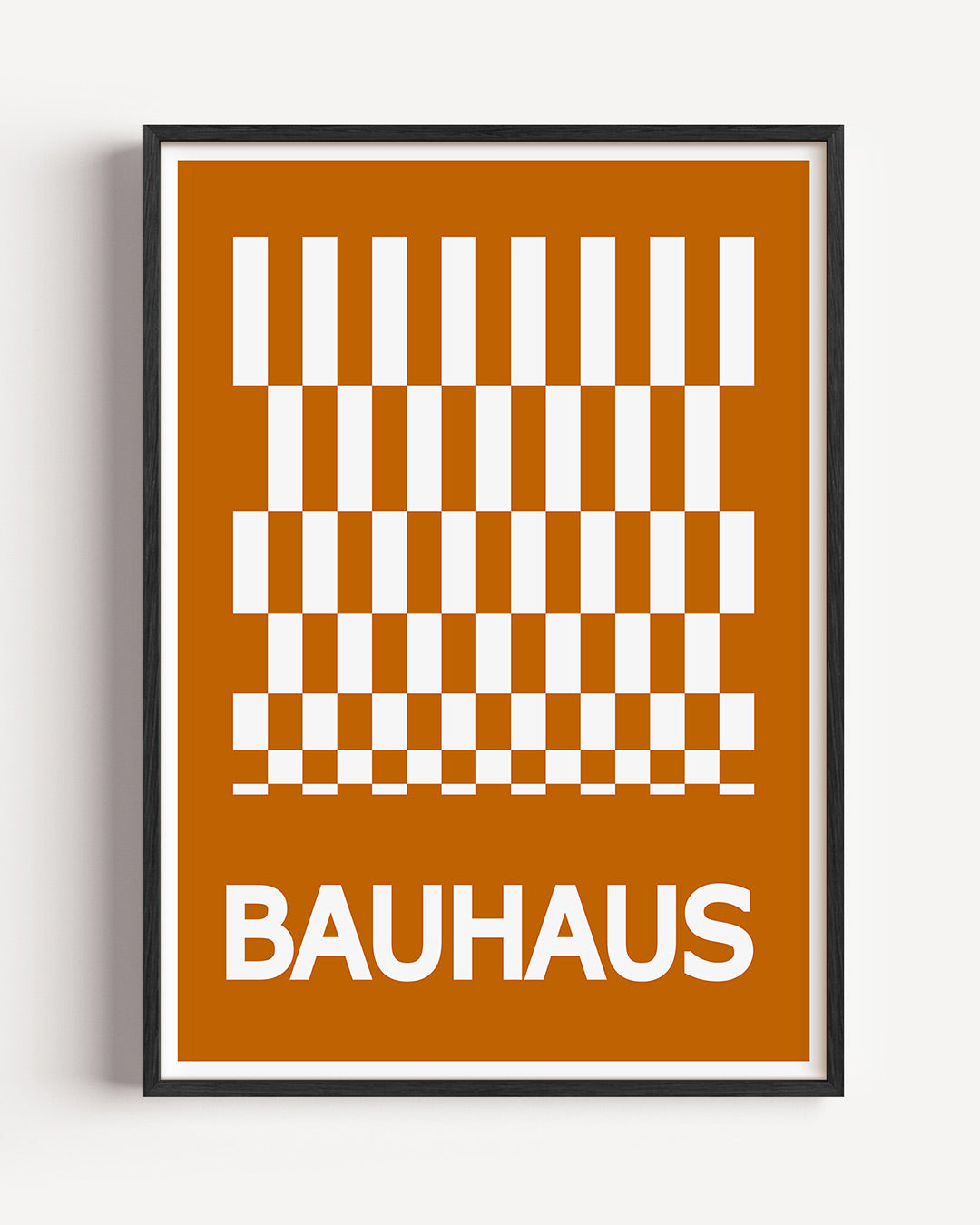 Vorm en ritme – staande Bauhaus poster als wanddecoratie