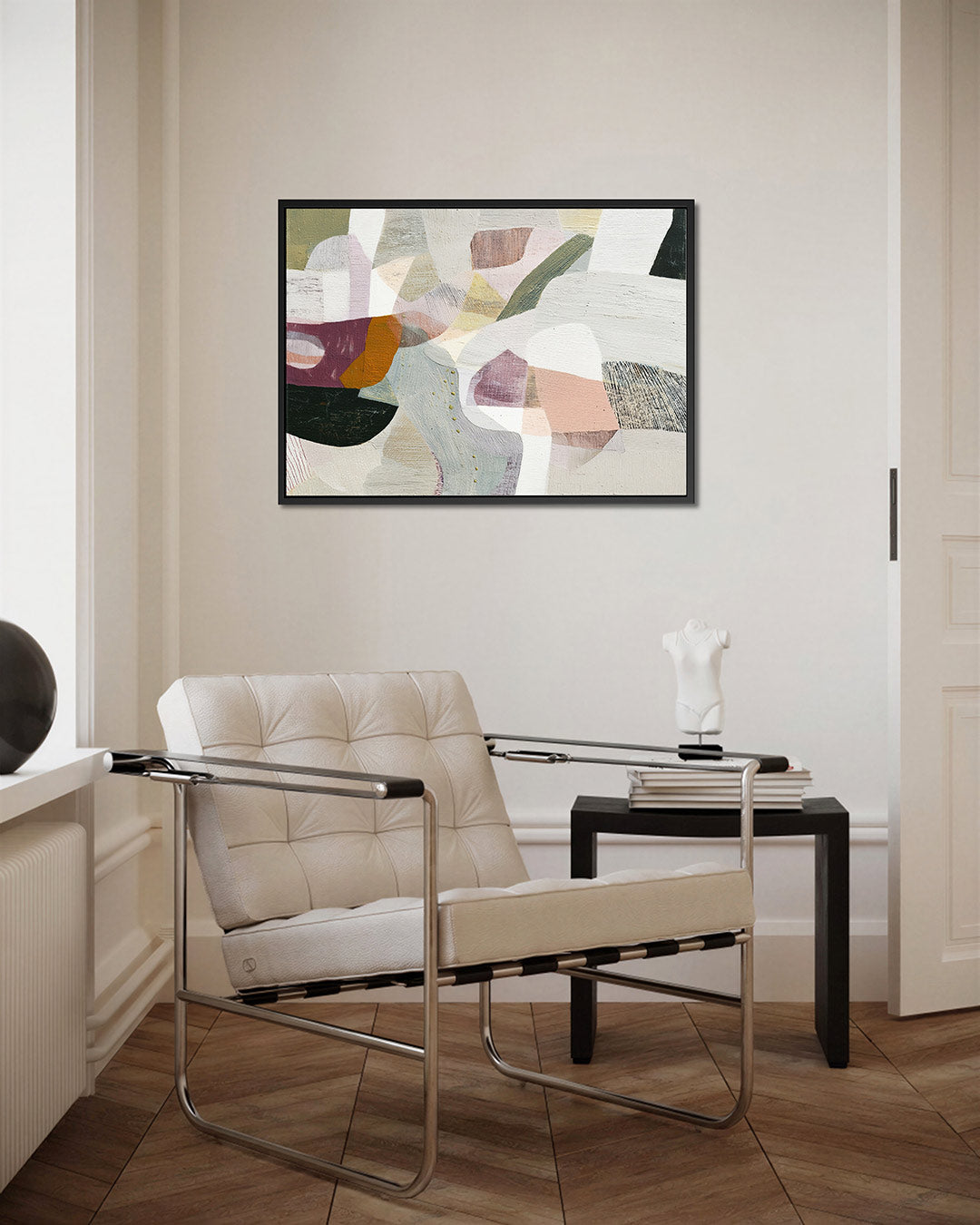 Organische vormen compositie – Balans – kunstwerk op canvas, dibond of plexiglas