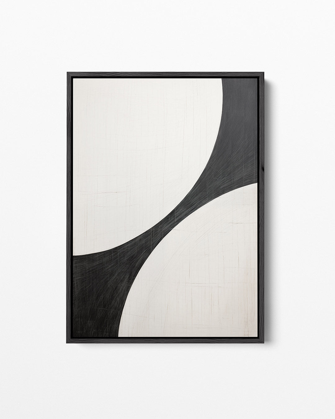 Krachtige krommen – staand wanddecoratie kunstwerk
