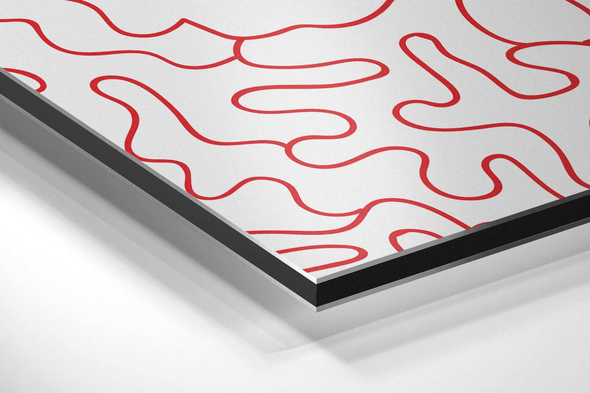 Dansende Lijnen – canvas kunstwerk als wanddecoratie