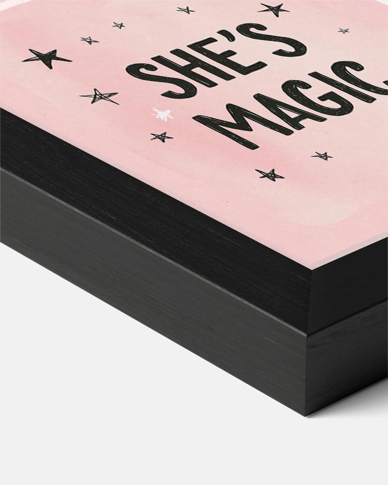 Inspirerende She's Magic – kids portret poster, afbeelding 7