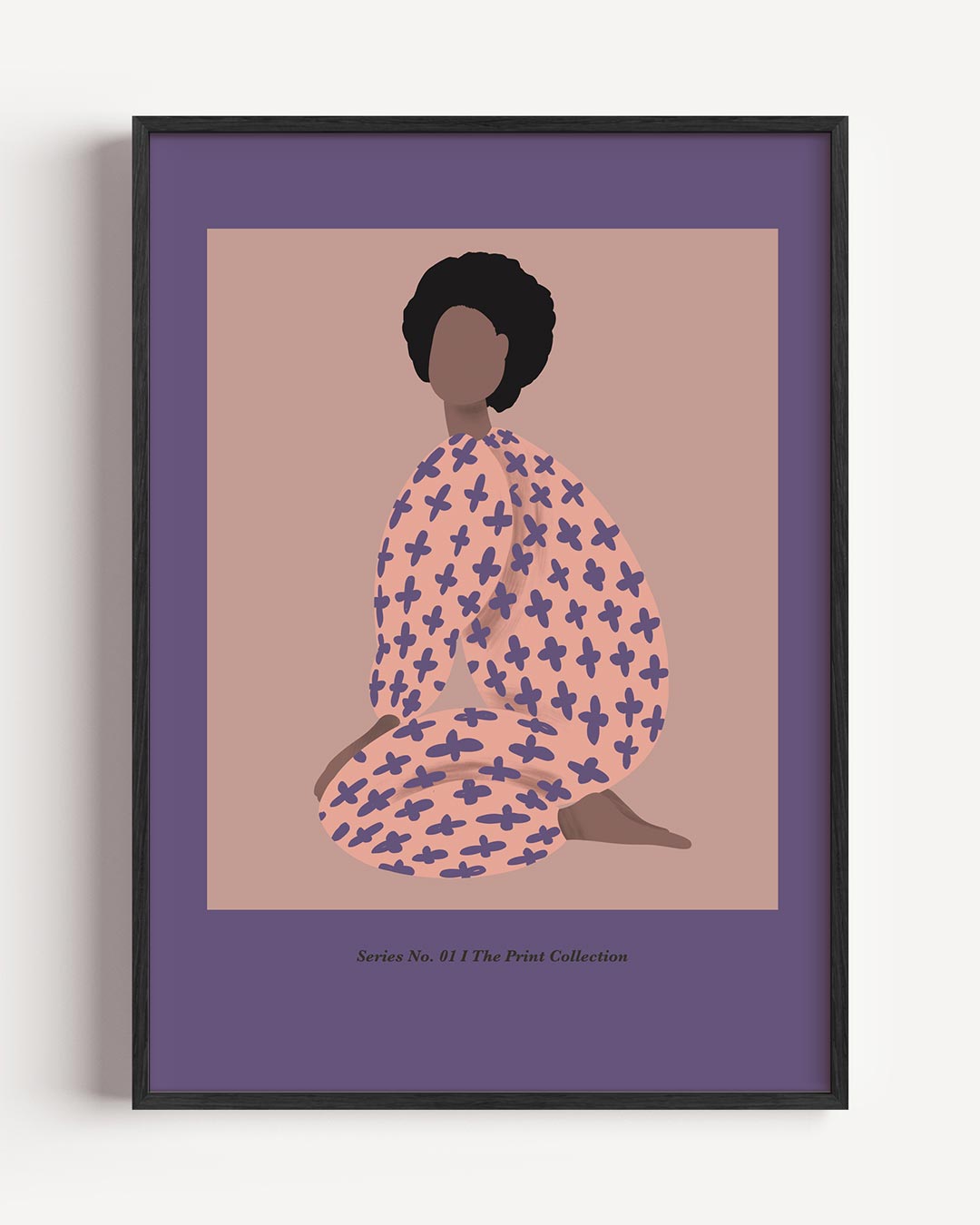 Sierlijke Vrouwelijke Abstractie – moderne portret poster als wanddecoratie
