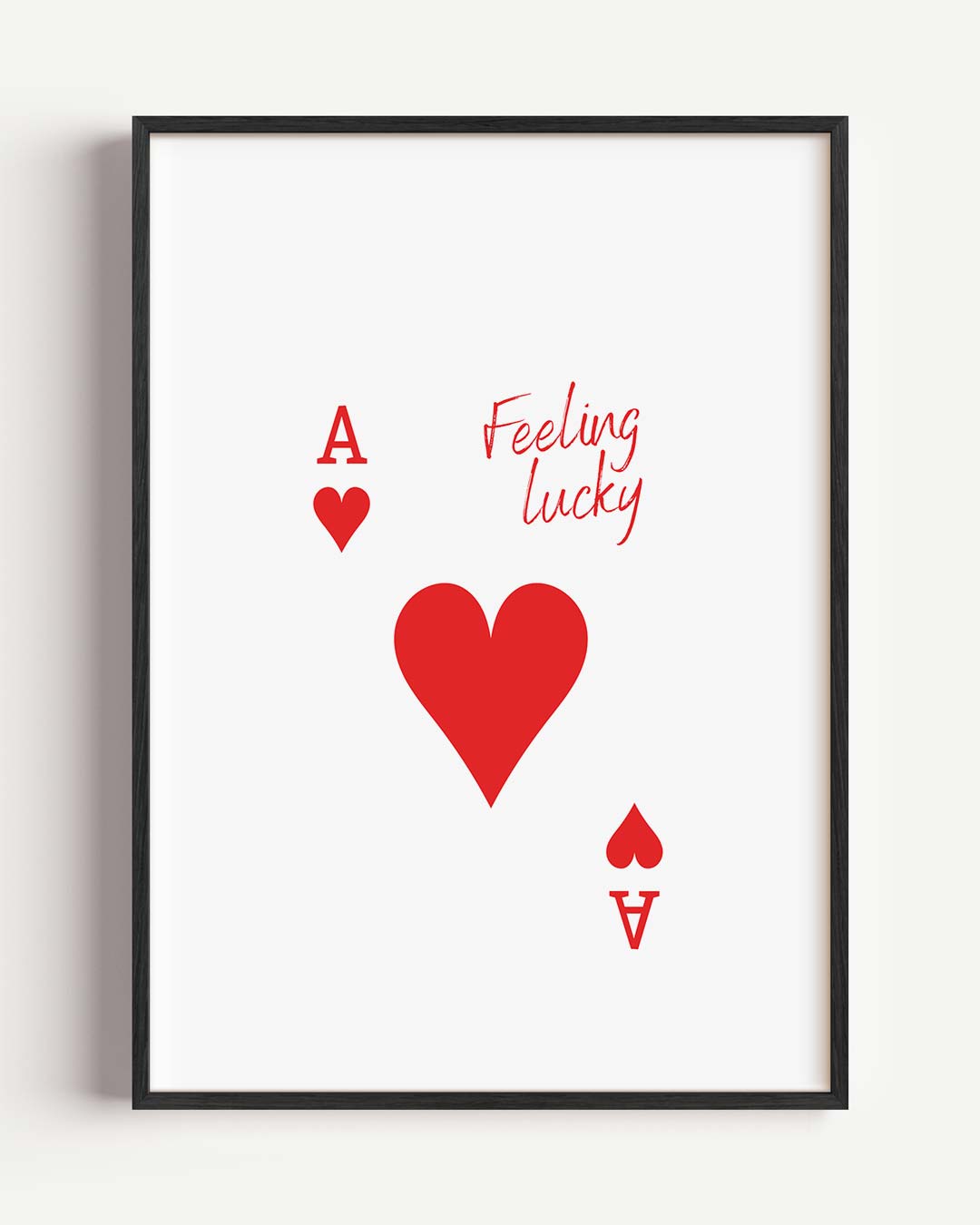 Lucky Love – zomer portret poster als wanddecoratie