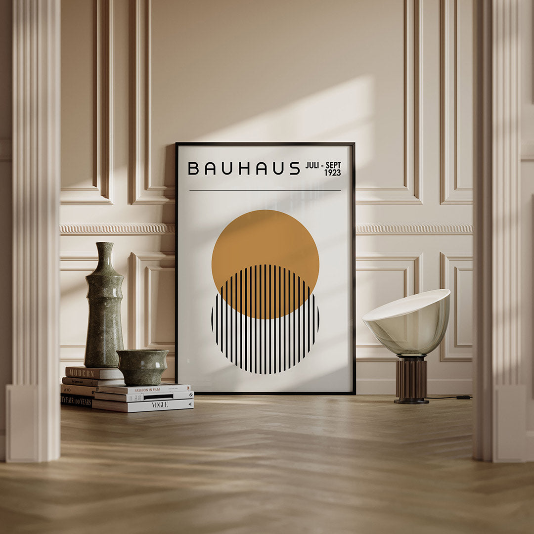 Vormen en lijnen – moderne Bauhaus wandkunst als poster