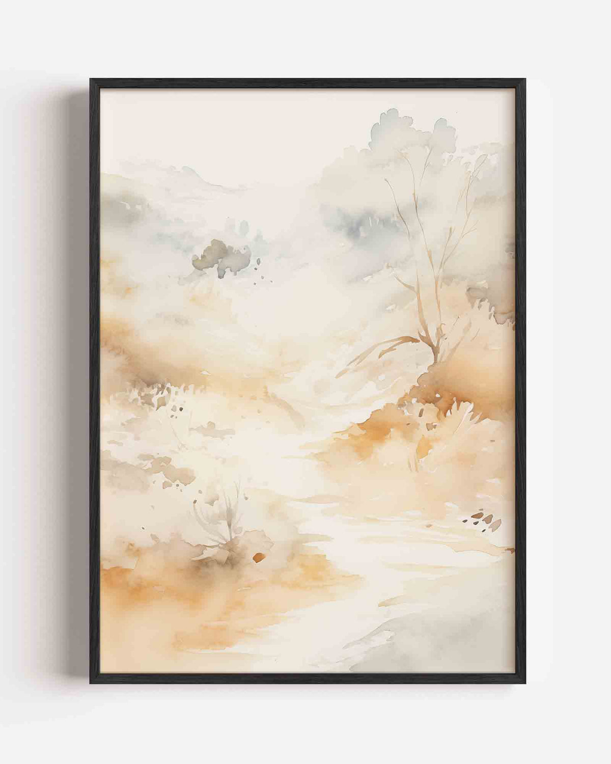 Landschap in zachte tinten – natuur portret poster als wanddecoratie