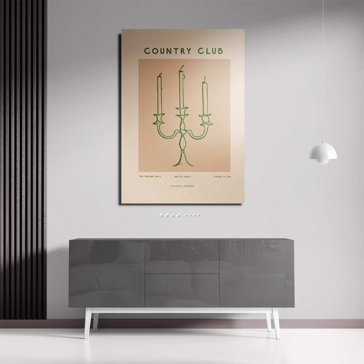 Elegante Kandelaars – staande wandkunst voor woonkamer of interieur
