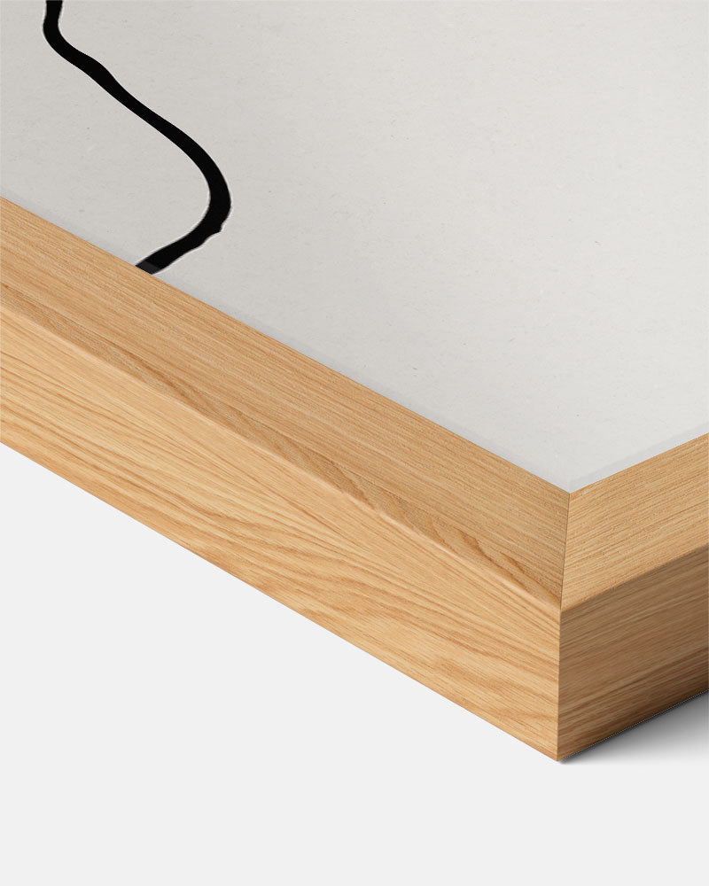 Modern Minimalistische Appelprint – bloemen poster als moderne staande wanddecoratie