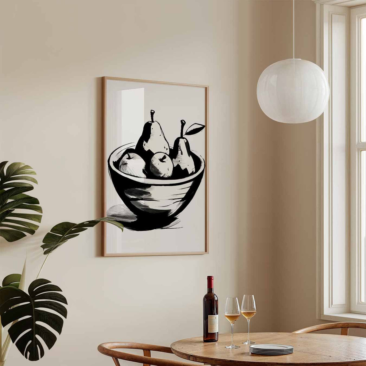 Tijdloze Stilleven Kunstposter – keukenposter in staand formaat