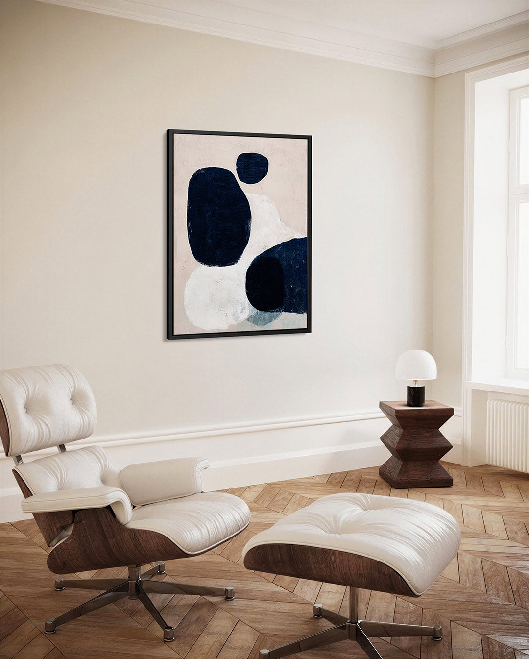 Organische vormen compositie – decoratief kunstwerk voor aan de muur