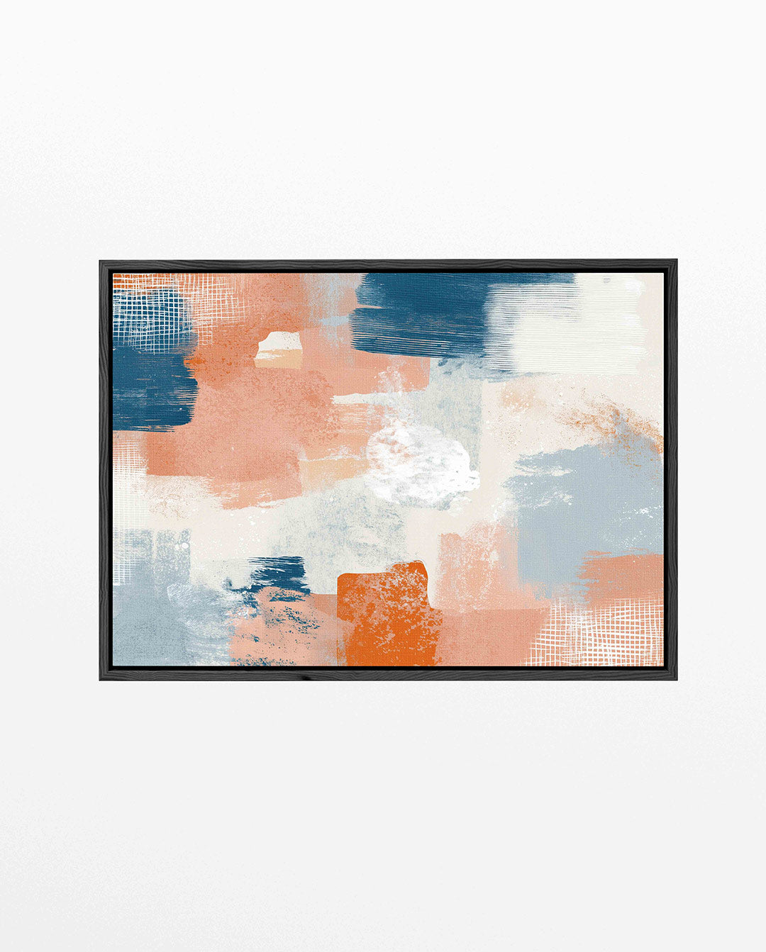 Kleurrijke vegen compositie – Kleurrijke – liggend abstract kunstwerk
