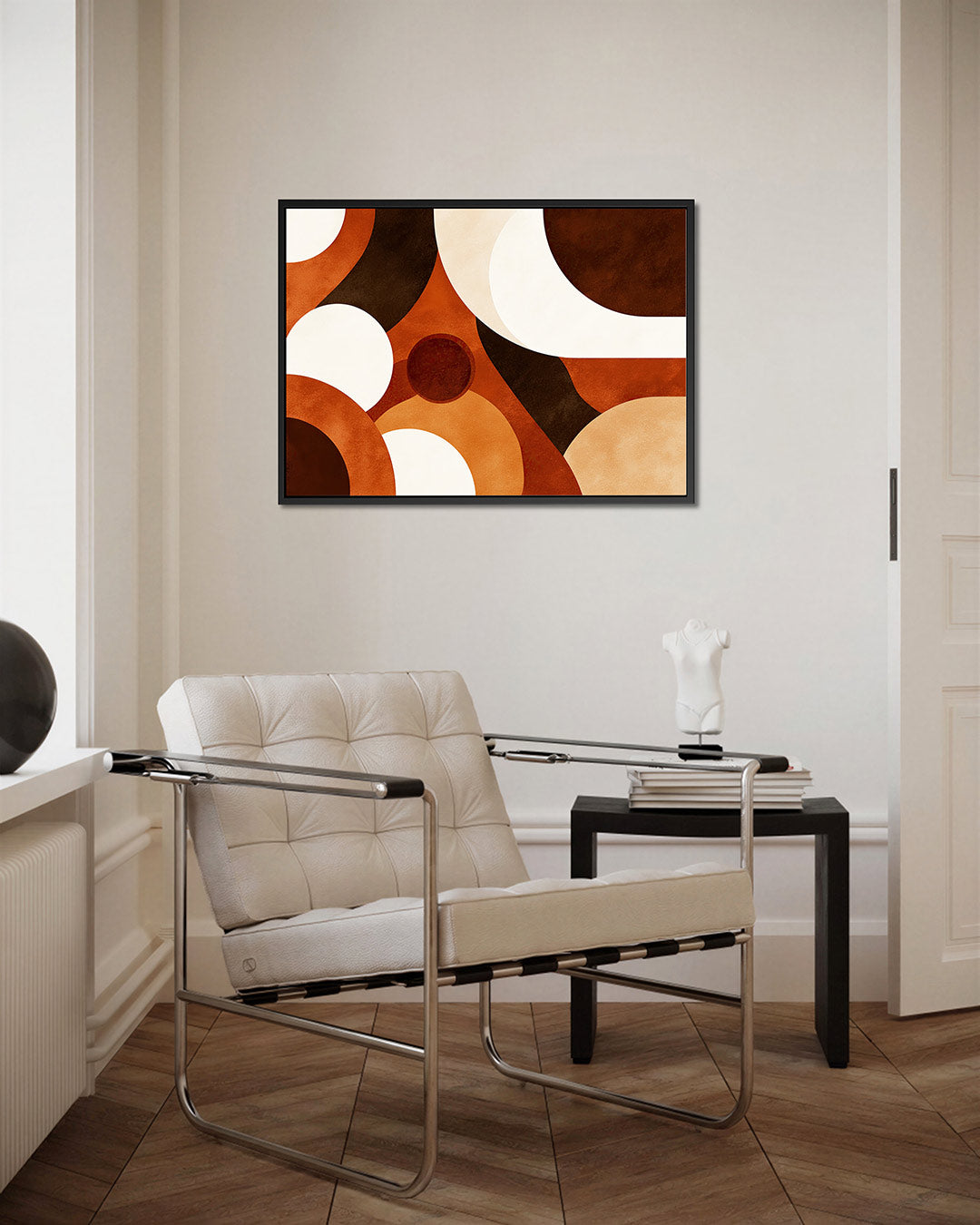Organische vormen compositie – Cirkels – kunstwerk op canvas, dibond of plexiglas