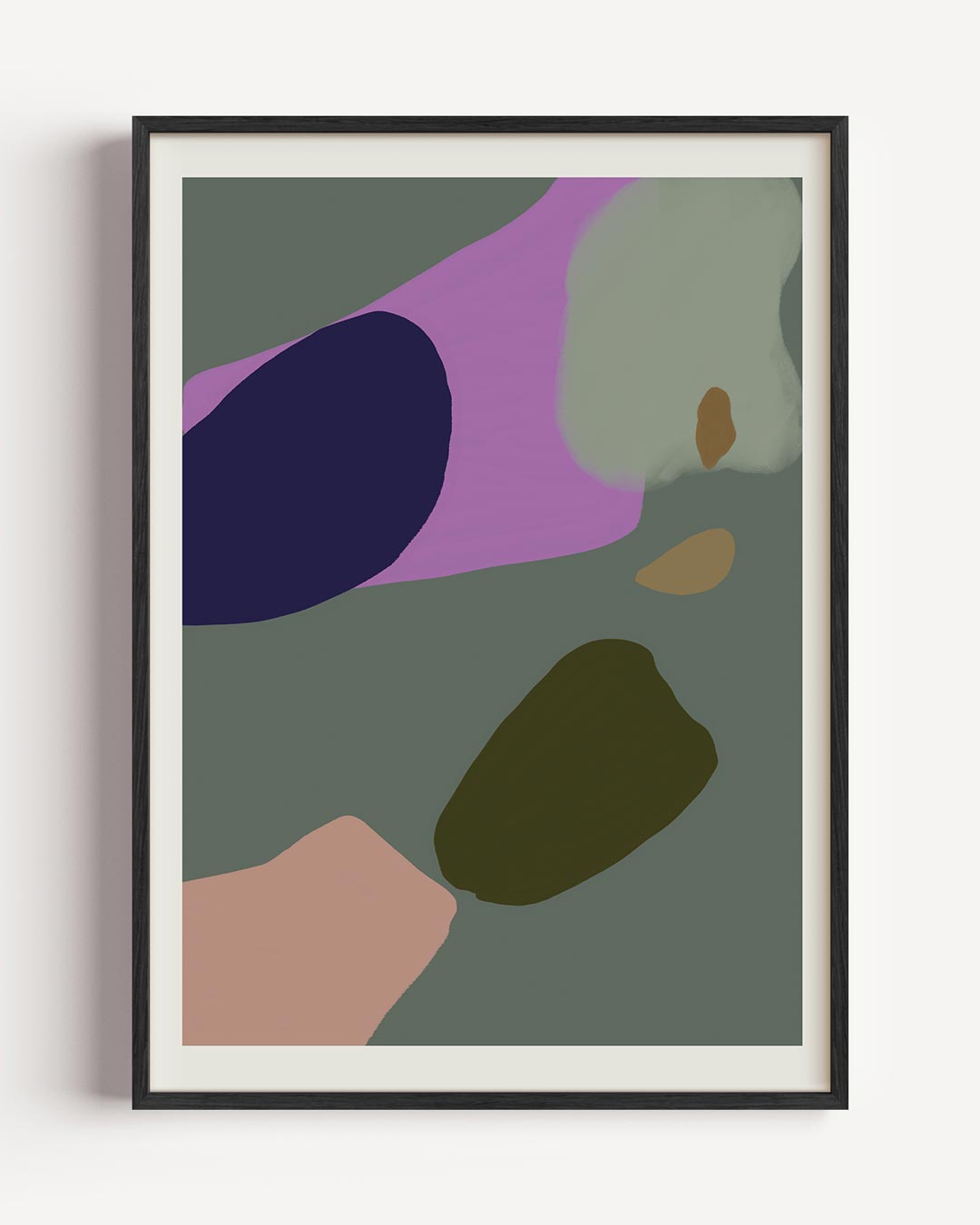 Kleurrijke Abstracte Kunstposter – keuken portret poster als wanddecoratie