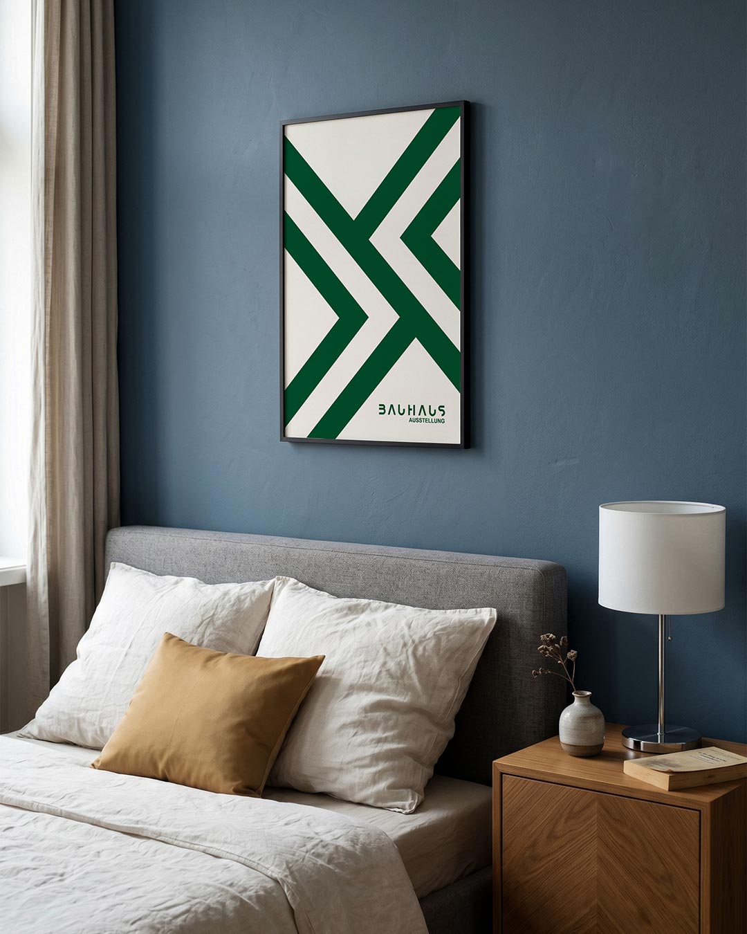 – staande Bauhaus poster voor aan de muur