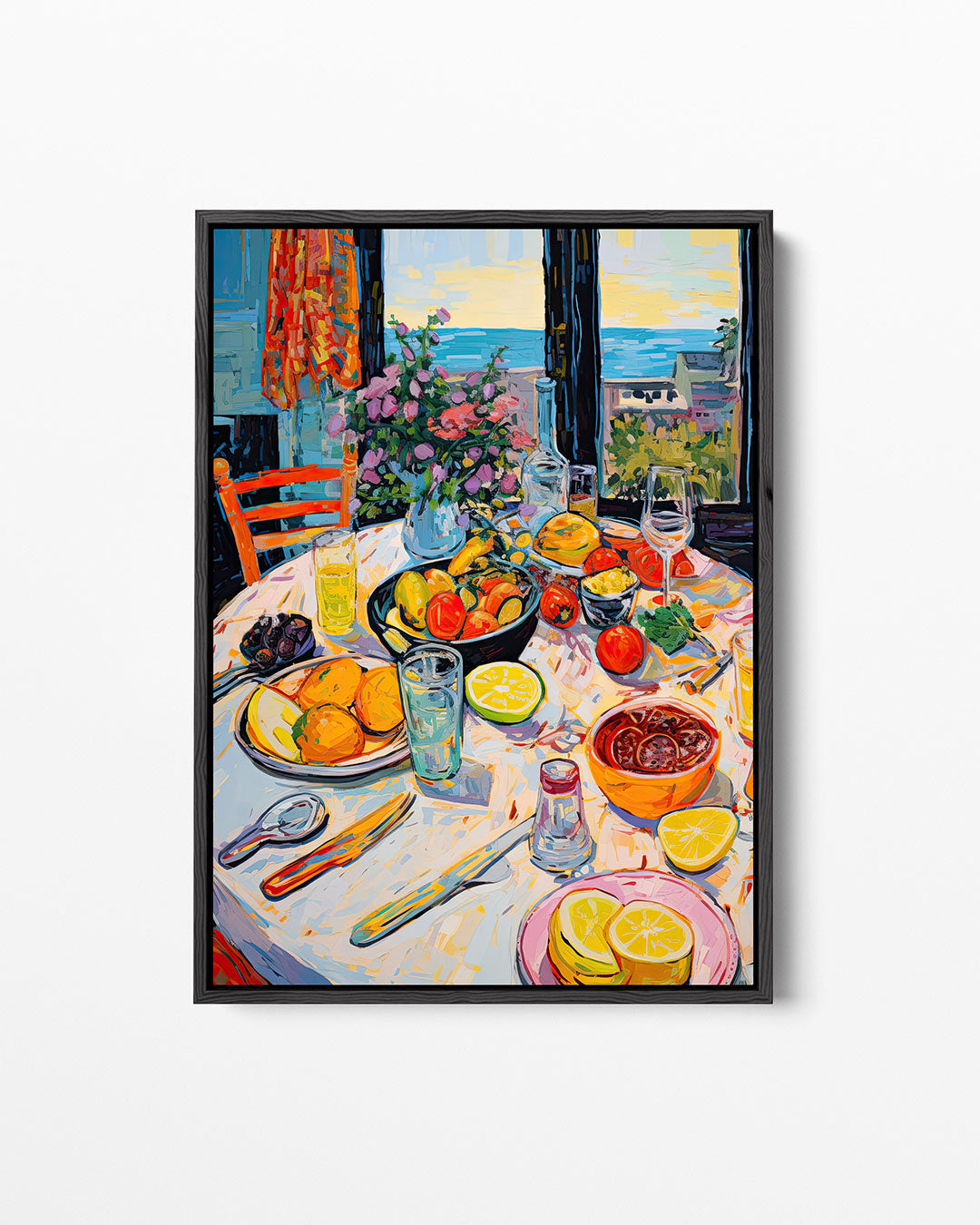 Kleurrijk tafelstuk – staand wanddecoratie kunstwerk