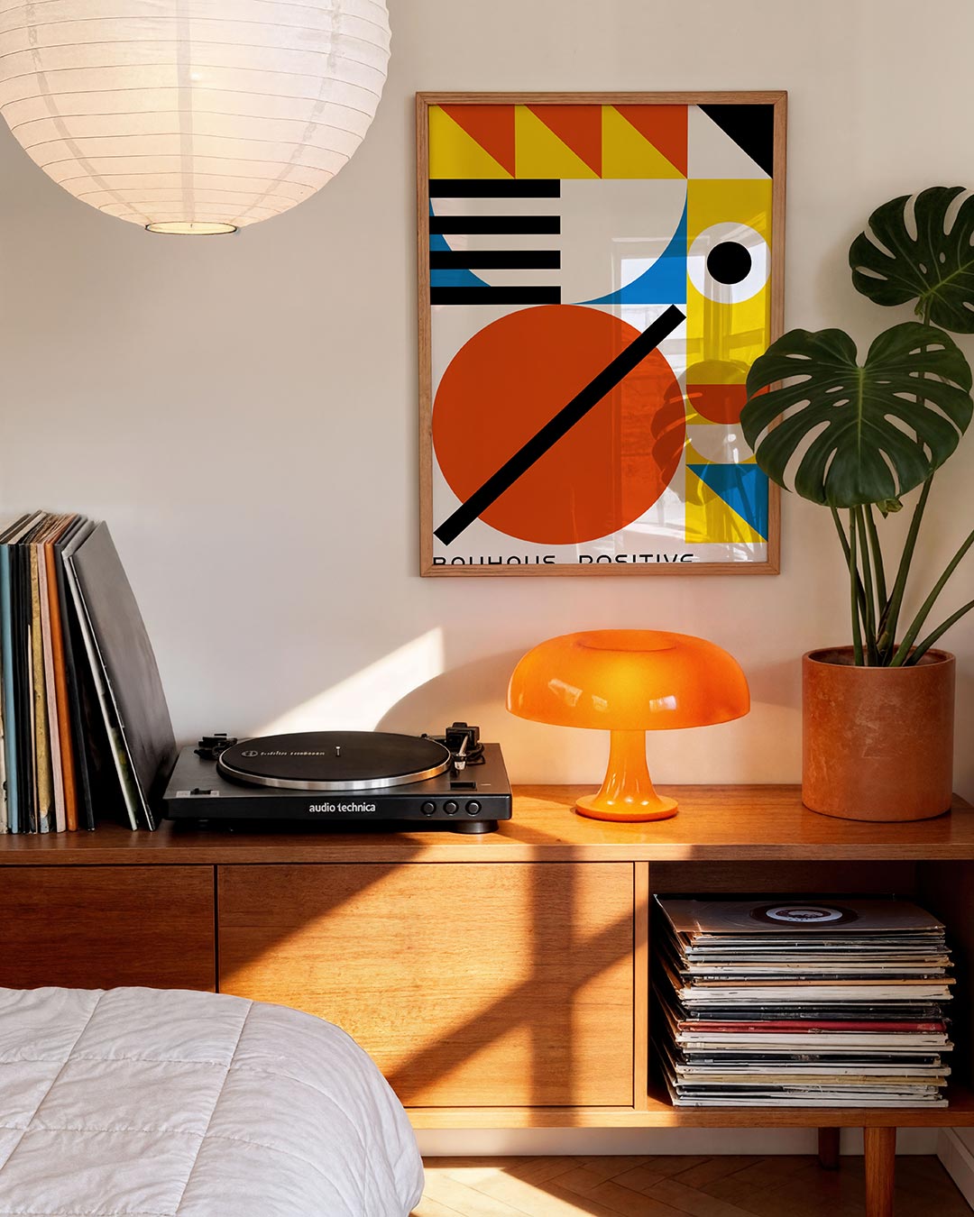 Vorm en kleur – moderne Bauhaus wandkunst als poster