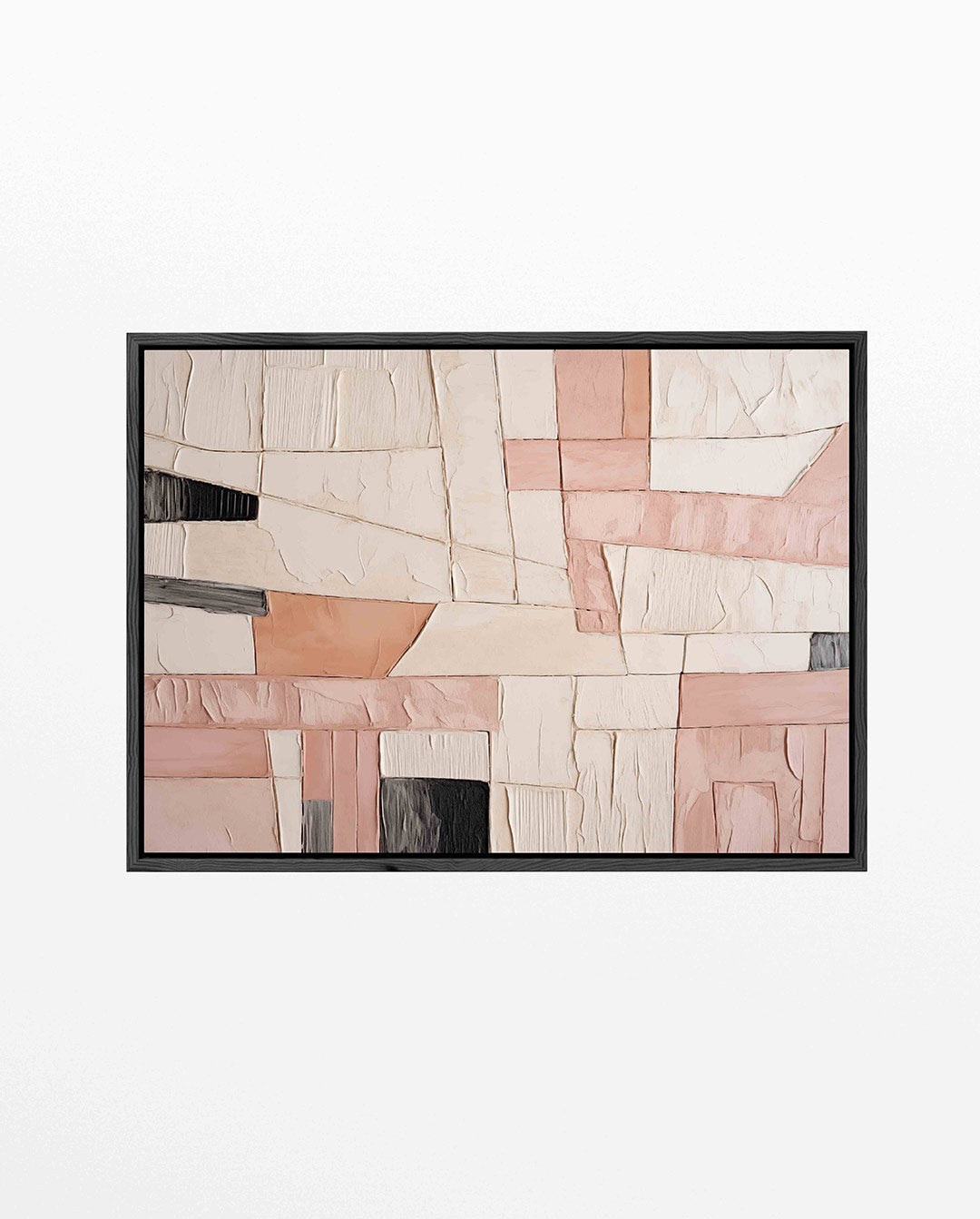 Geometrische vormen – Abstract kunstwerk – liggend abstract kunstwerk
