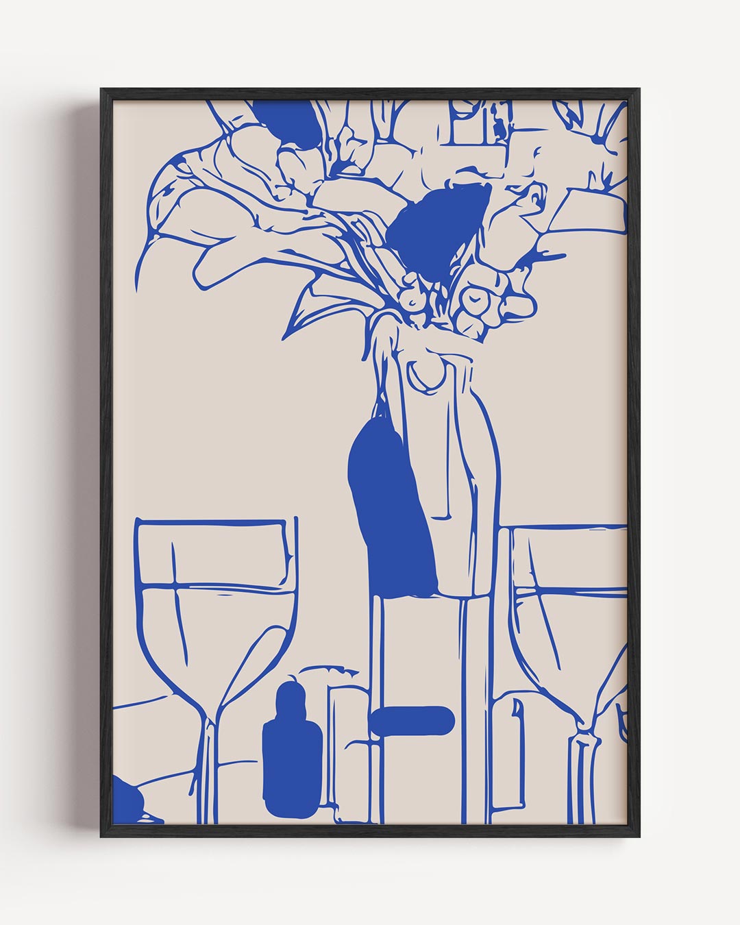 Stijlvolle Ontbijtclub – keuken portret poster als wanddecoratie