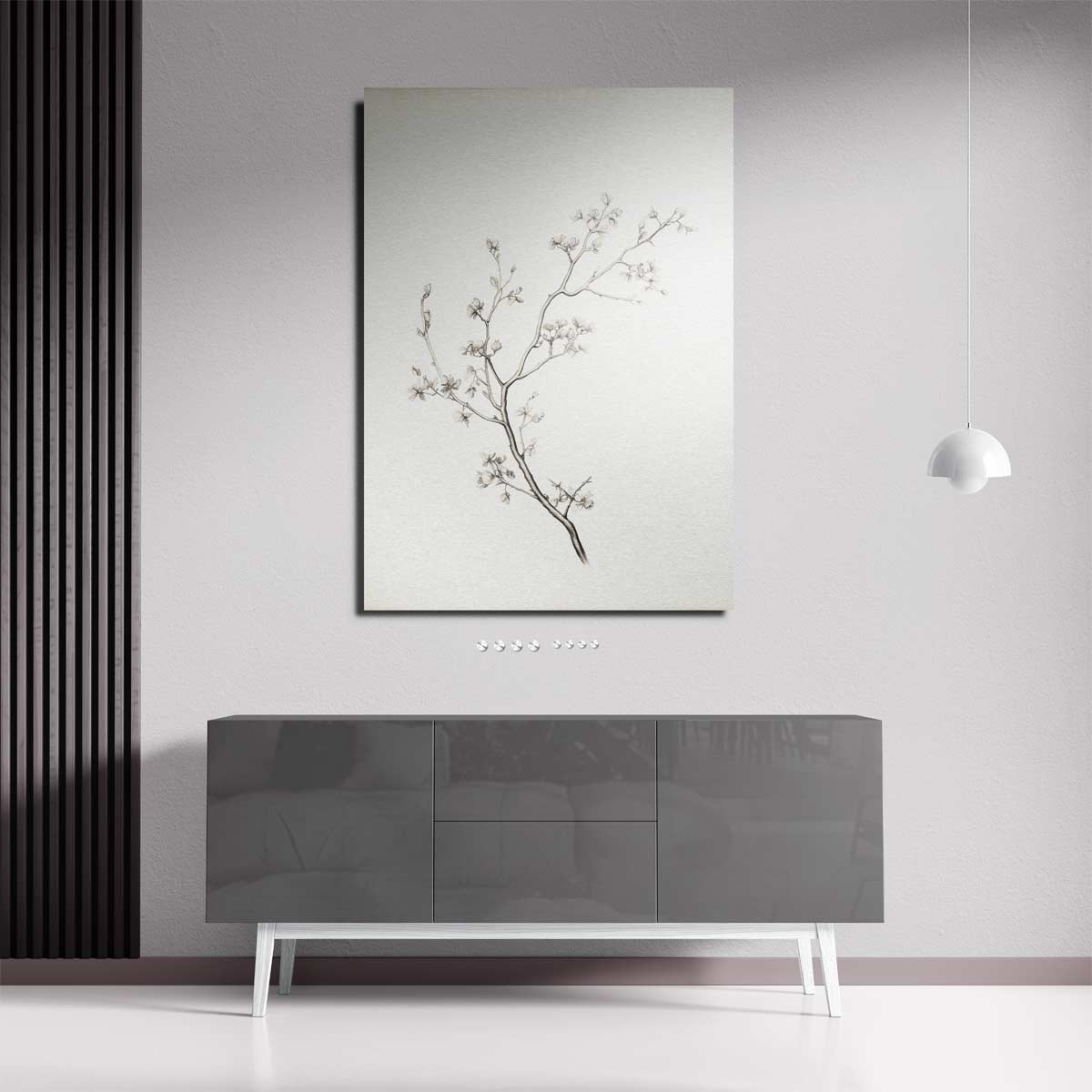 Fijne Lentetak – plexiglas wanddecoratie in portret formaat