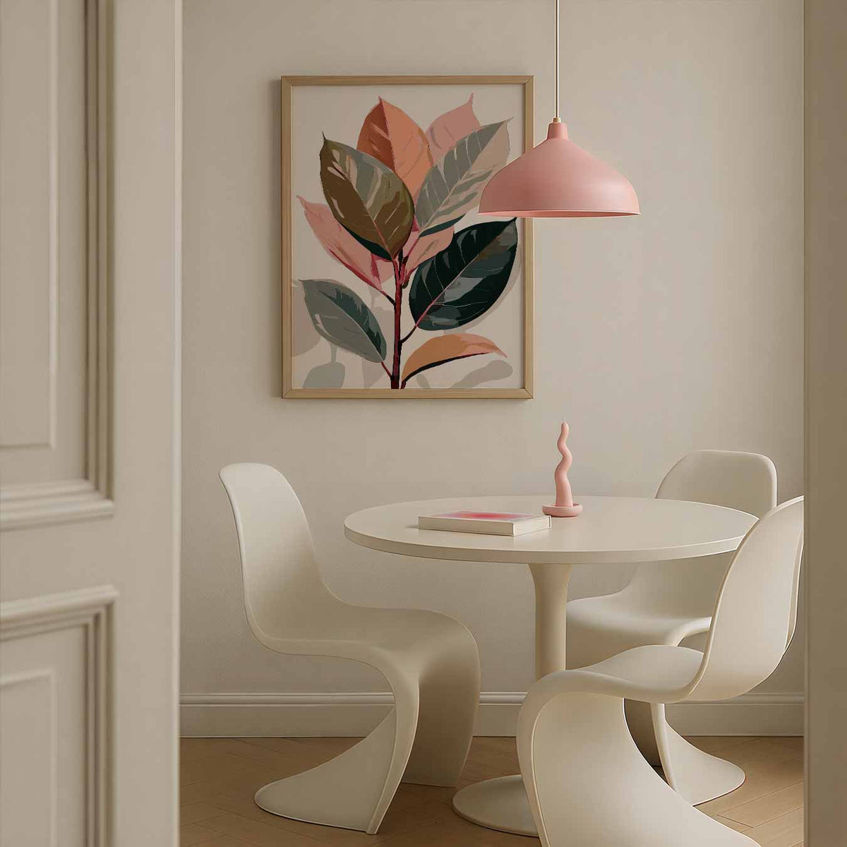 Botanische Bladeren – bloemen poster in staand formaat