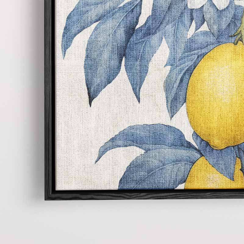 Frisse Citroen Bloesem – modern portret kunstwerk van WallArtistic