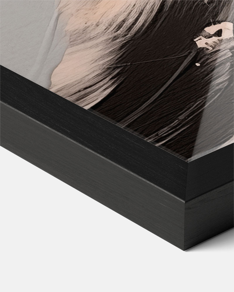 Abstracte Kleurenexplosie – staande textuur wanddecoratie van WallArtistic