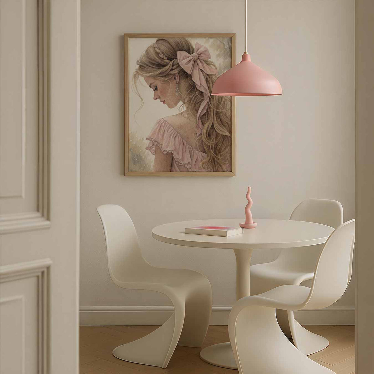 Dromerige Elegantia – staande paas wanddecoratie van WallArtistic