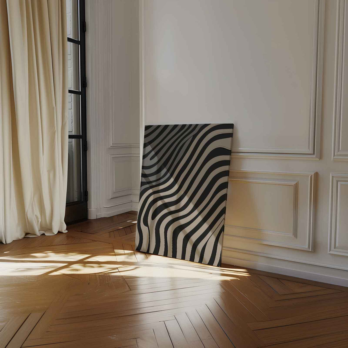 Golvend Ritme Wandkunst – portret kunstwerk als wanddecoratie, afbeelding 14