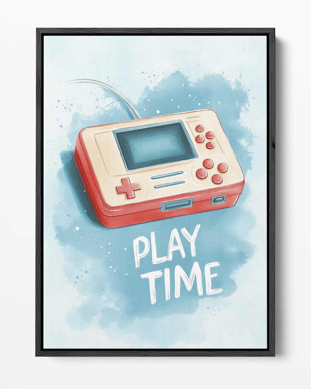 Retro Game Vibes – portret kunstwerk als wanddecoratie