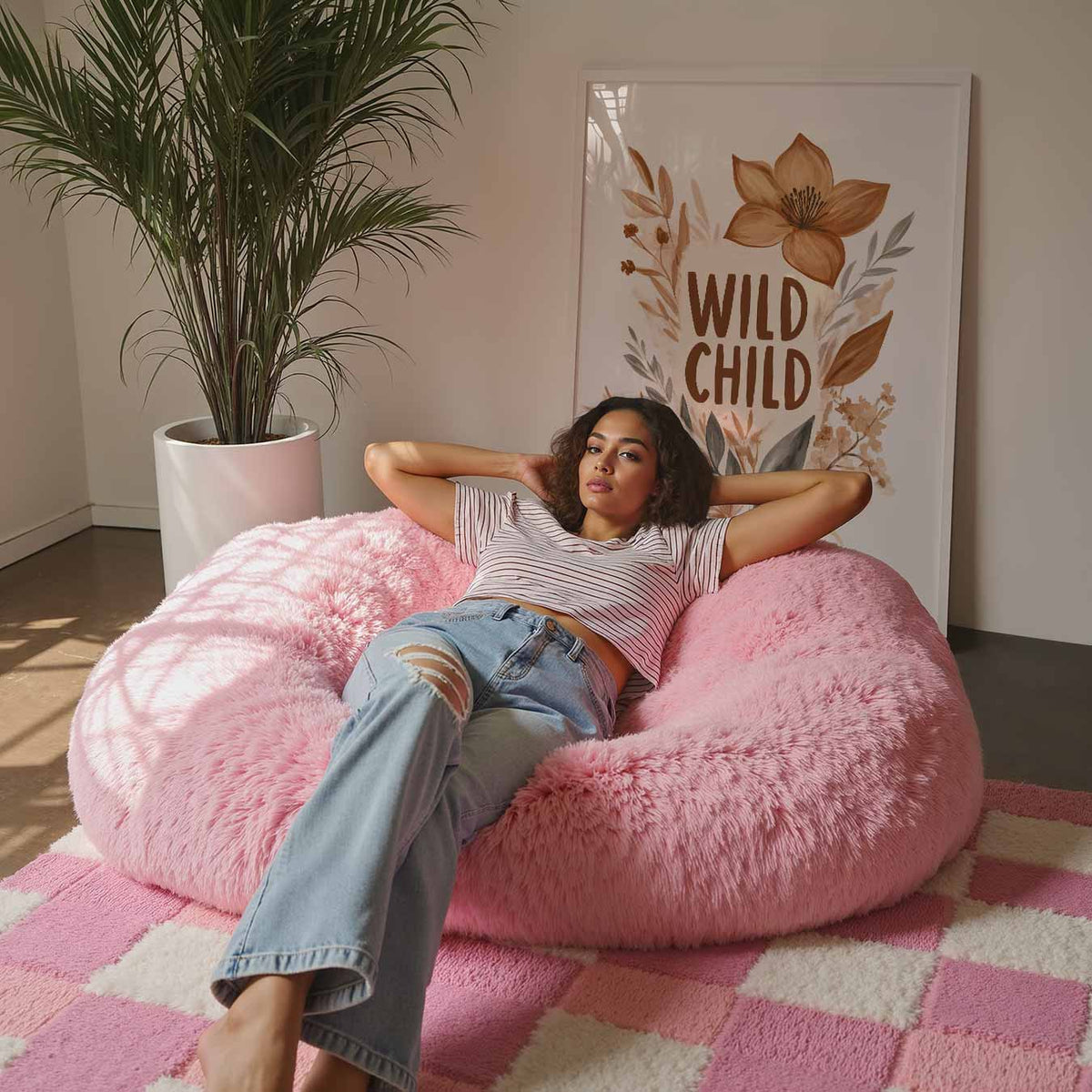 Wild Child Botanische – staande kinderkamer wanddecoratie van WallArtistic