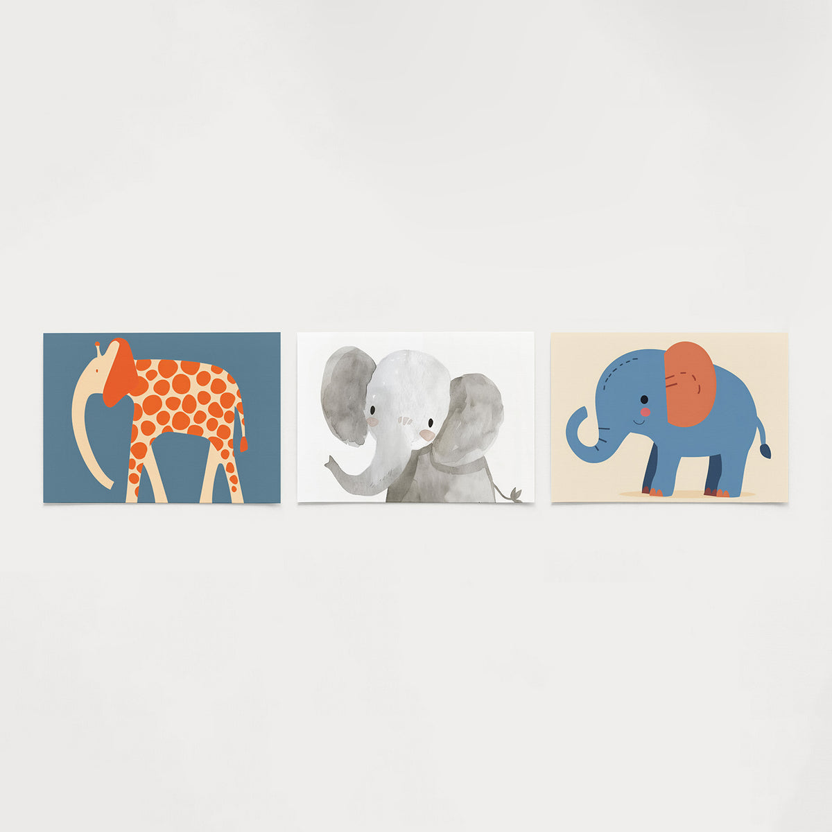 Vorm en kleurenspel Posterset