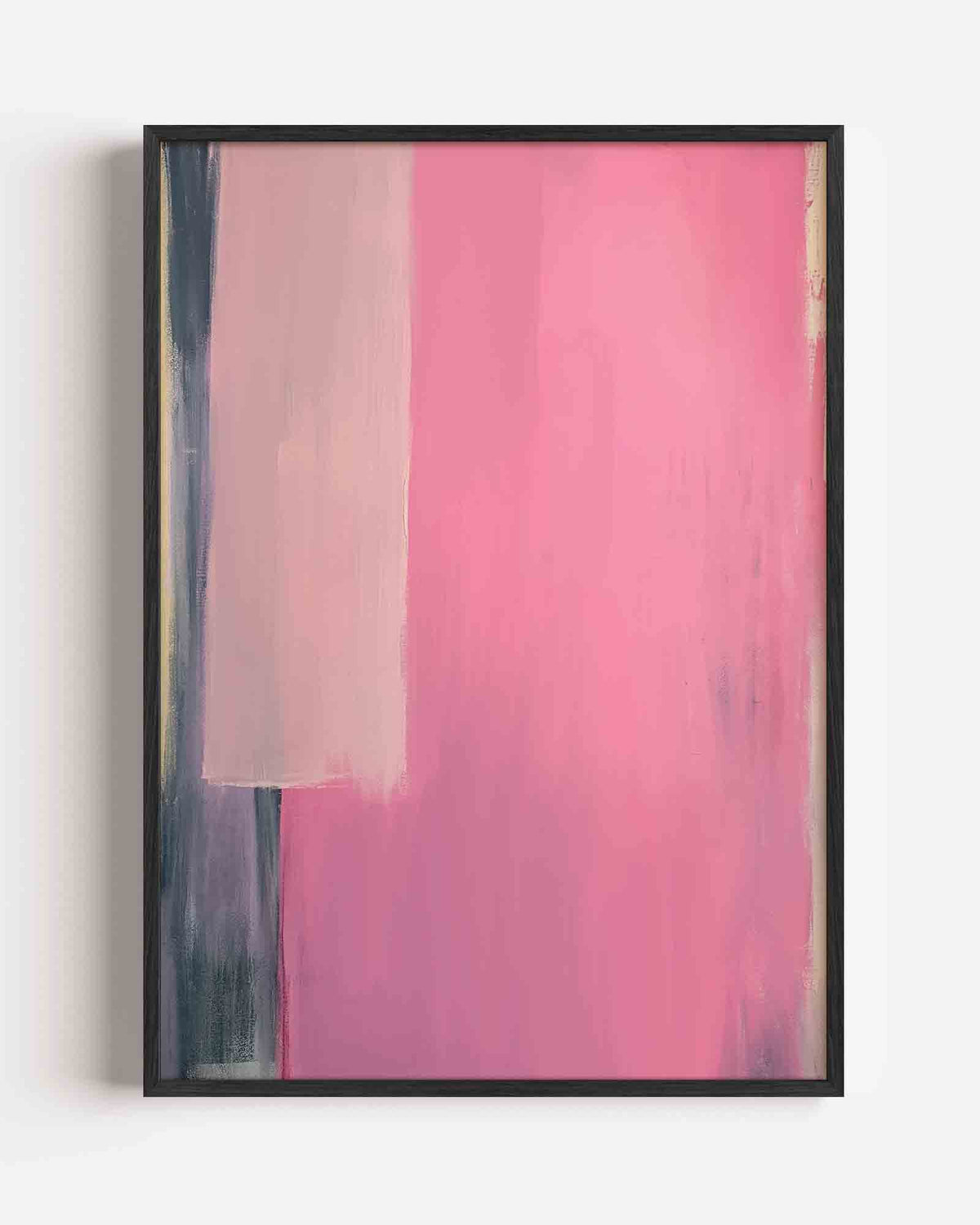 Roze en beige abstracte – Kunst & Design poster als staande wanddecoratie