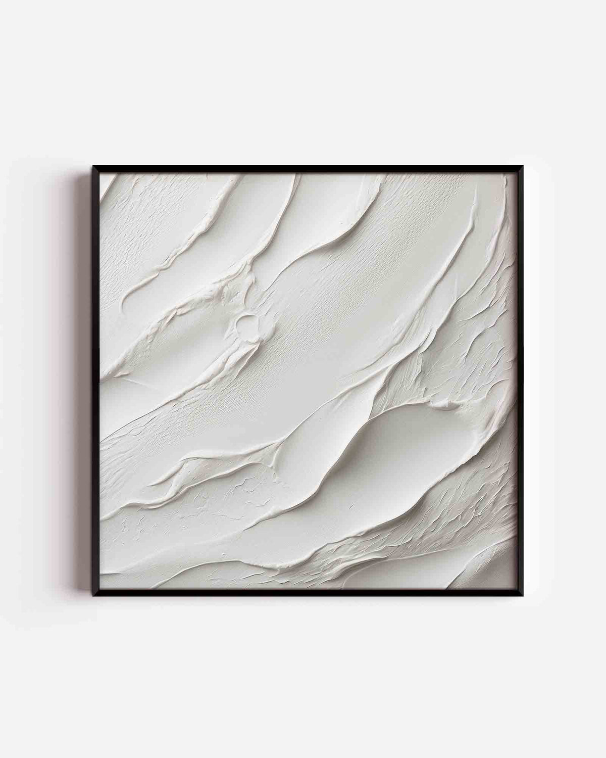 Witte textuur – zacht abstracte vierkante poster als wanddecoratie