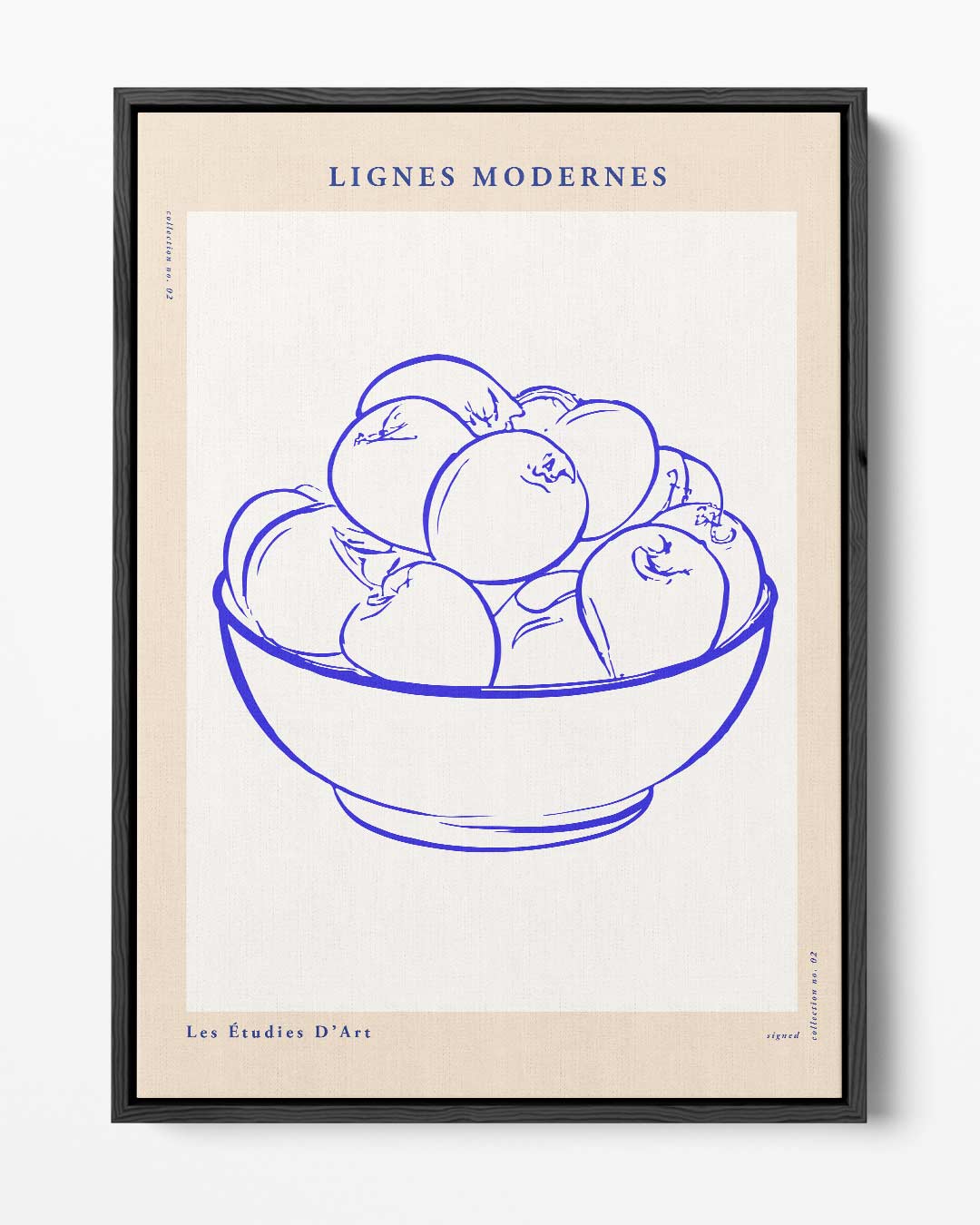 Moderne Lijnen: Stilleven met Appels – portret kunstwerk als wanddecoratie