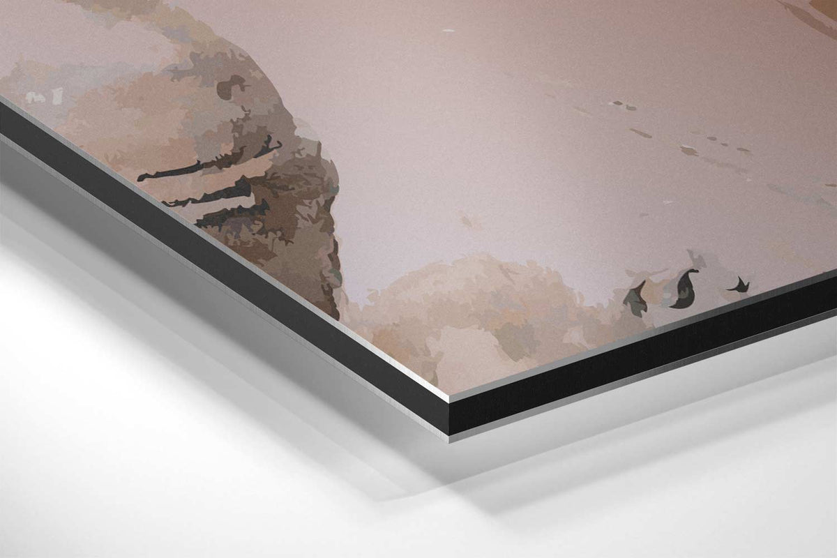 Stranddromen – canvas kunstwerk als wanddecoratie