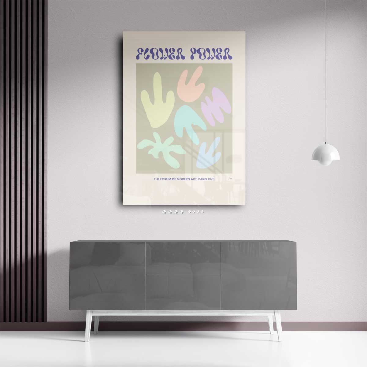Flower Power Poster – portret kunstwerk als wanddecoratie, afbeelding 13