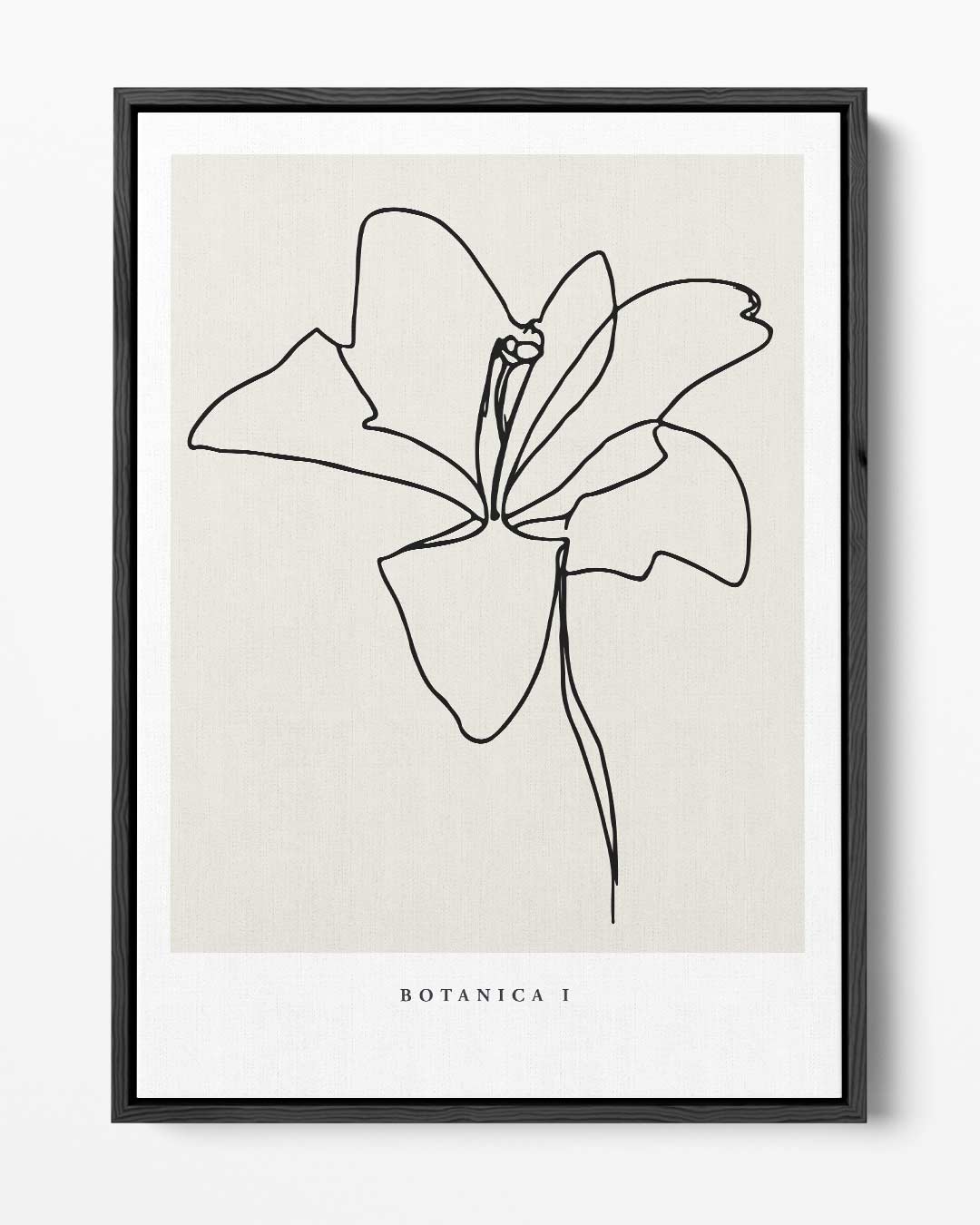Botanica I – portret kunstwerk als wanddecoratie