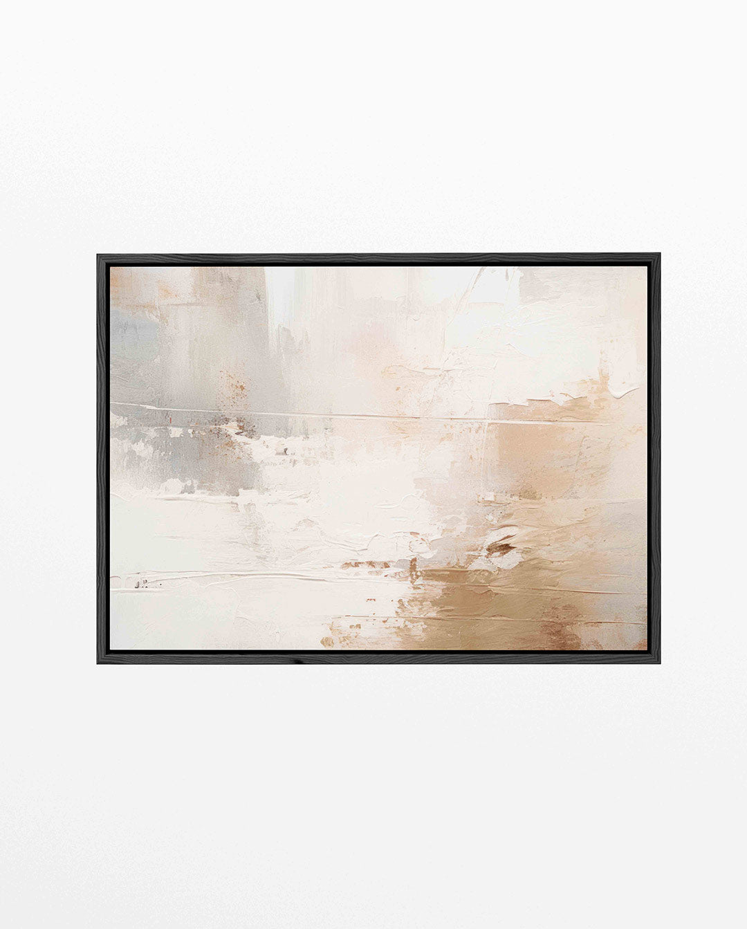 Rustige kleurenmix – Abstract kunstwerk – liggend abstract kunstwerk