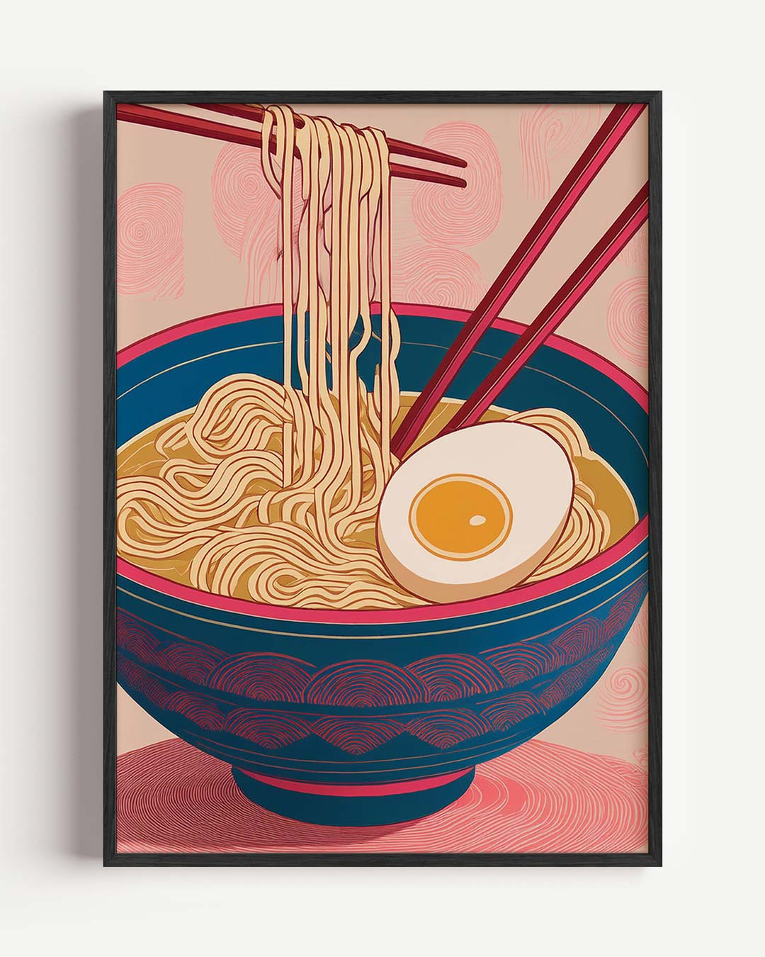 Ramen Noodles – keuken portret poster als wanddecoratie