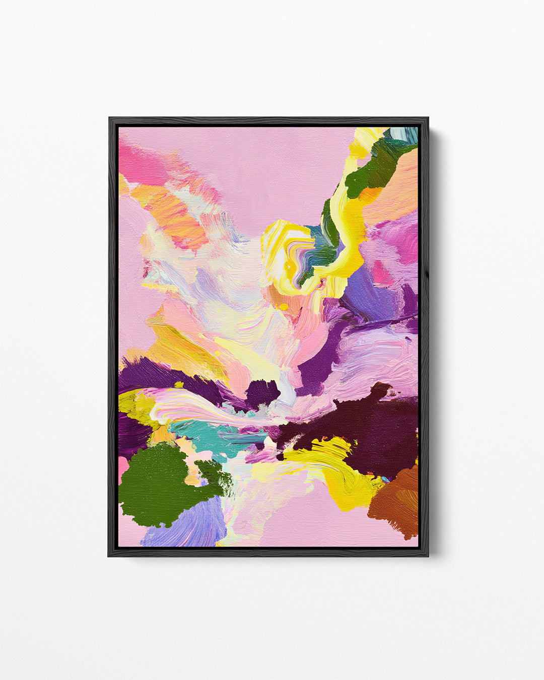 Dynamische kleurenexplosie – Dynamische – staand wanddecoratie kunstwerk