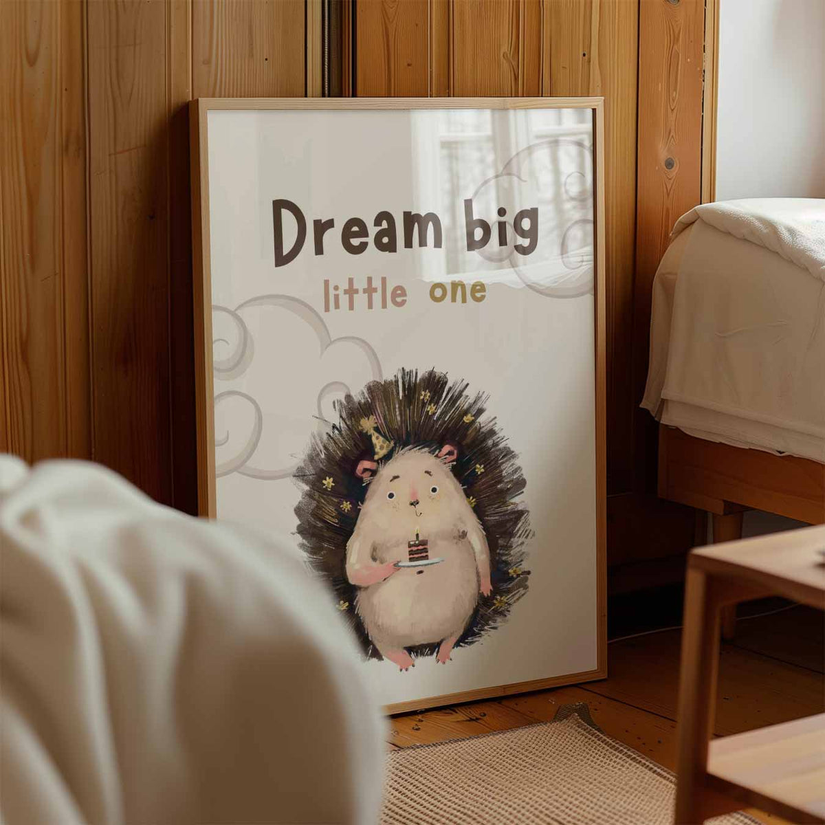 Droom Egel – kinderposter in staand formaat
