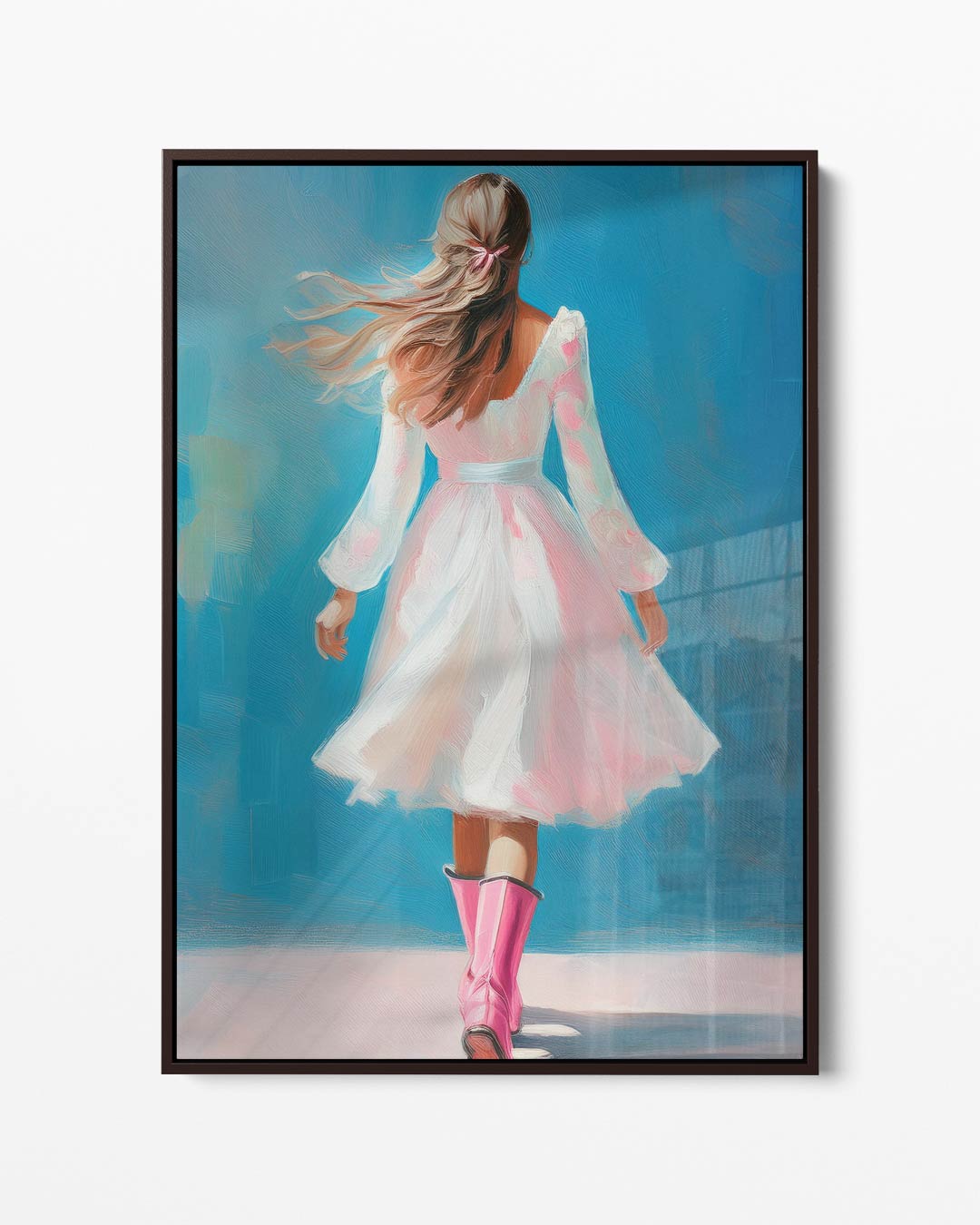 Vrije Wandelaar – portret kunstwerk als wanddecoratie
