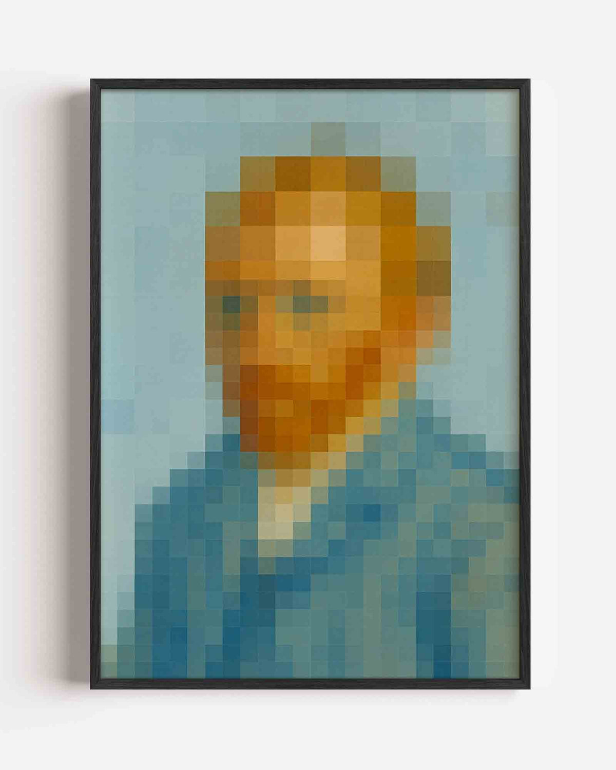 Gepixelde portret – Pop Art en Streetart portret poster als wanddecoratie