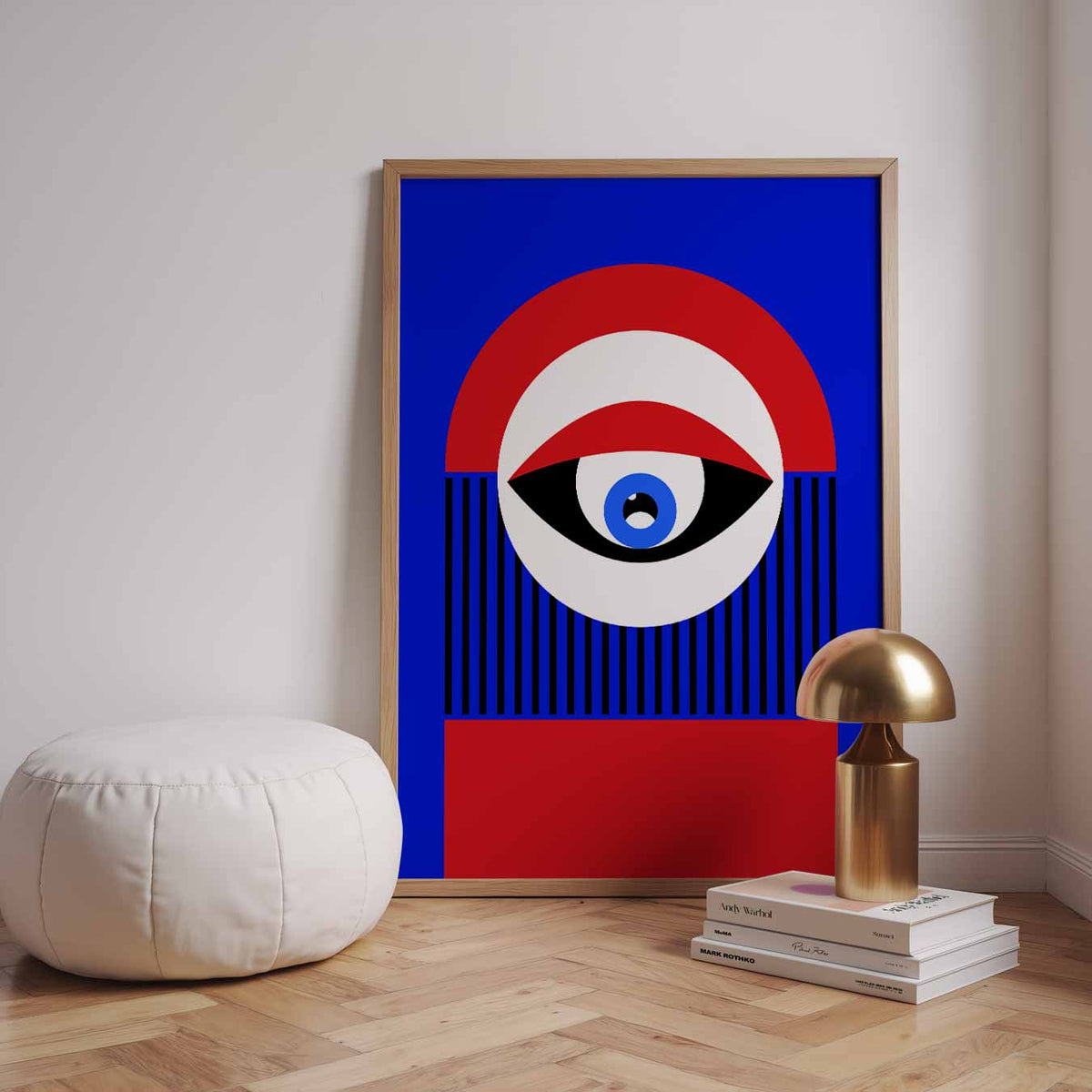 Abstracte Oogkunst – dieren poster in staand formaat