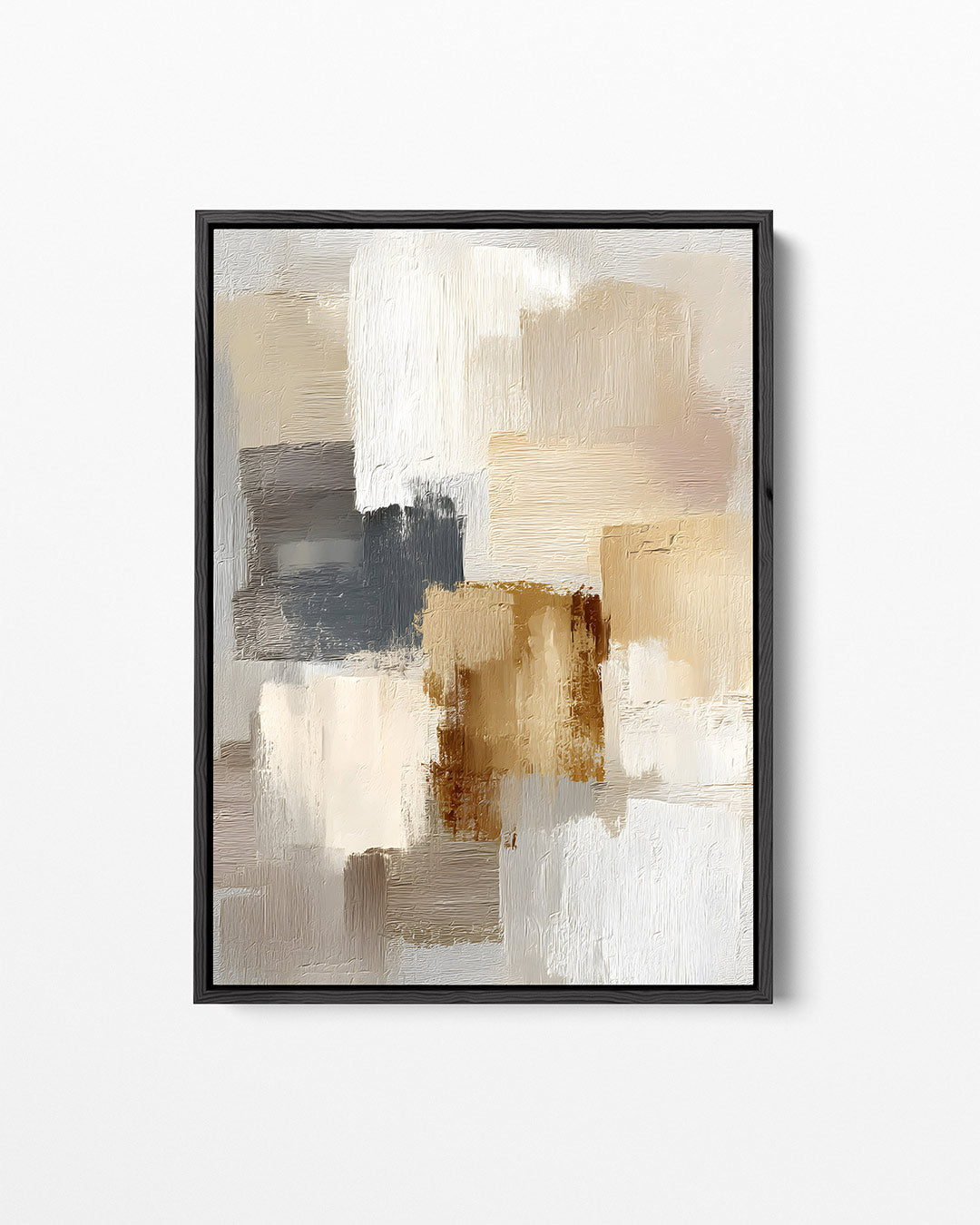 Zachte kleurvlakken – staand wanddecoratie kunstwerk